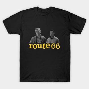 Route 66 - Martin Milner, George Maharis - 60s Tv Show T-Shirt